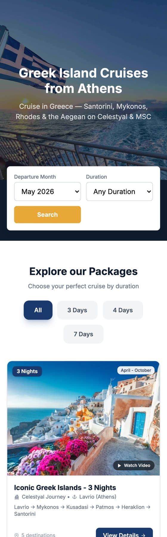Cruise2Greece — mobile