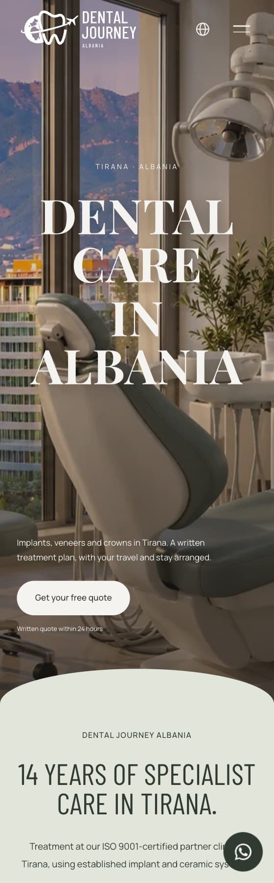 Dental Journey Albania (mobile)